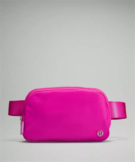 lululemon sonic pink belt bag|lululemon belt bag pink pastel.